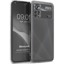 Microsonic Xiaomi Poco X4 Pro 5G Transparent Soft Şeffaf Cep Telefonu Kılıfı