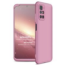 Microsonic Xiaomi Redmi 10 2022 Double Dip 360 Protective Rose Gold Cep Telefonu Kılıfı