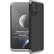 Microsonic Xiaomi Redmi 10 2022 Double Dip 360 Protective Siyah Gri Cep Telefonu Kılıfı