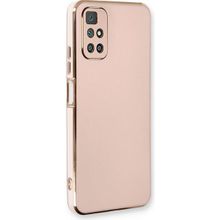Microsonic Xiaomi Redmi 10 2022 Olive Plated Pembe Kılıf