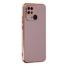 Microsonic Xiaomi Redmi 10C Olive Plated Lila Kılıf