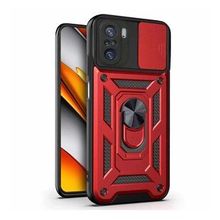 Microsonic Xiaomi Redmi K40 Impact Resistant Kırmızı Kılıf