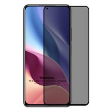 Microsonic Xiaomi Redmi K40 Privacy 5D Gizlilik Filtreli Siyah Cam Ekran Koruyucu