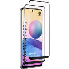 Microsonic Xiaomi Redmi Note 10 5G Crystal Seramik Nano 2 Adet Siyah Ekran Koruyucu