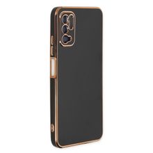 Microsonic Xiaomi Redmi Note 10 5G Olive Plated Siyah Cep Telefonu Kılıfı
