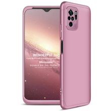 Microsonic Xiaomi Redmi Note 10 Double Dip 360 Protective Rose Gold Cep Telefonu Kılıfı