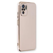 Microsonic Xiaomi Redmi Note 10 Olive Plated Pembe Kılıf