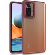 Microsonic Xiaomi Redmi Note 10 Pro Bright Planet Kırmızı Kılıf