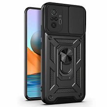 Microsonic Xiaomi Redmi Note 10 Pro Impact Resistant Siyah Telefon Kılıfı