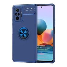 Microsonic Xiaomi Redmi Note 10 Pro Max Kickstand Ring Holder Lacivert Cep Telefonu Kılıfı
