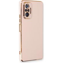 Microsonic Xiaomi Redmi Note 10 Pro Max Olive Plated Pembe Kılıf