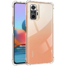 Microsonic Xiaomi Redmi Note 10 Pro Max Shock Absorbing Şeffaf Cep Telefonu Kılıfı