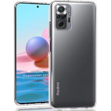 Microsonic Xiaomi Redmi Note 10 Pro Max Transparent Soft Beyaz Cep Telefonu Kılıfı