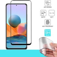 Microsonic Xiaomi Redmi Note 10 Pro Seramik Matte Flexible Siyah Ekran Koruyucu