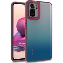 Microsonic Xiaomi Redmi Note 10S Bright Planet Kırmızı Cep Telefonu Kılıfı