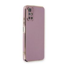 Microsonic Xiaomi Redmi Note 11 4G Olive Plated Lila Kılıf