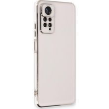 Microsonic Xiaomi Redmi Note 11 Pro 5G Olive Plated Beyaz Cep Telefonu Kılıfı