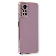 Microsonic Xiaomi Redmi Note 11 Pro 5G Olive Plated Lila Cep Telefonu Kılıfı