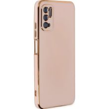 Microsonic Xiaomi Redmi Note 11 SE Olive Plated Pembe Cep Telefonu Kılıfı