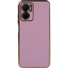 Microsonic Xiaomi Redmi Note 11E Olive Plated Lila Cep Telefonu Kılıfı