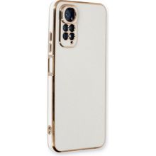 Microsonic Xiaomi Redmi Note 11S Olive Plated Beyaz Kılıf