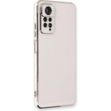 Microsonic Xiaomi Redmi Note 12 Pro 4G Olive Plated Beyaz Cep Telefonu Kılıfı