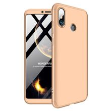 Microsonic Xiaomi Redmi Note 5 Double Dip 360 Protective Gold Kılıf