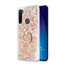 Microsonic Xiaomi Redmi Note 8 Glitter Liquid Holder Gold Cep Telefonu Kılıfı