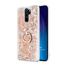 Microsonic Xiaomi Redmi Note 8 Pro Glitter Liquid Holder Gold Cep Telefonu Kılıfı