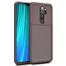 Microsonic Xiaomi Redmi Note 8 Pro Legion Series Kahverengi Cep Telefonu Kılıf