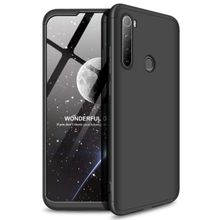 Microsonic Xiaomi Redmi Note 8 Siyah Double Dip 360 Protective Kılıf