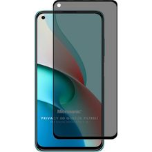 Microsonic Xiaomi Redmi Note 9 5G Privacy 5D Gizlilik Filtreli Siyah Cam Ekran Koruyucu