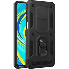 Microsonic Xiaomi Redmi Note 9 Pro Max Impact Resistant Siyah Cep Telefonu Kılıfı