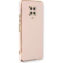 Microsonic Xiaomi Redmi Note 9 Pro Olive Plated Pembe Kılıf
