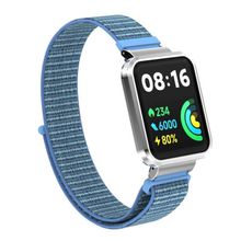 Microsonic Xiaomi Redmi Watch 2 Lite Hasırlı Woven Sport Loop Mavi Kordon