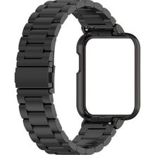 Microsonic Xiaomi Redmi Watch 2 Lite Metal Stainless Steel Siyah Kordon