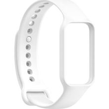 Microsonic Xiaomi Smart Band 8 Active Silicone Sport Band Beyaz Kordon