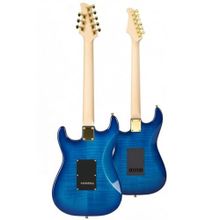 Midex GLC-40Bl-50AMP 50 W Şarjlı BT Amfi Kulaklık ve Full Elektro Gitar Seti
