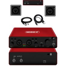 Midex GLX-700RD Üst Segment USB Stüdyo Ses Kartı