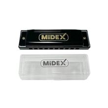 Midex HN-10BK Siyah Örf Aletleri 10 Delikli Mızıka