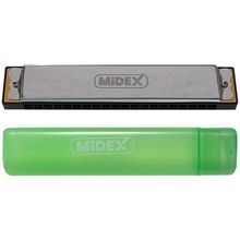 Midex HN-20SL Silver 20 Delikli Mızıka