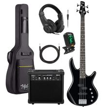 Midex MBG400-AMP 4 Telli Bas Gitar + 20 W Amfi + Gigbag Kulaklık