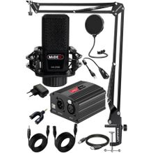 Midex Mx-2020 Set Phantom Power Condenser Stüdyo Mikrofon Kayıt Paketi