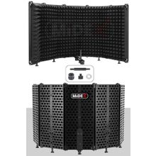 Midex PF-43 5 Bölümlü Ayaklı 69x26 cm Mikrofon Ses Yalıtım İzolasyon Paneli
