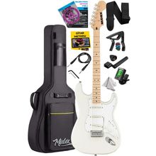 Midex RPH-30WH Maple Klavye Strat Kasa SSS Elektro Gitar Seti