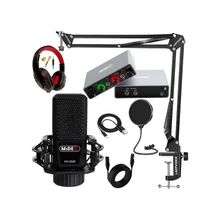 Midex Special Paket-3 Stüdyo Ekipmanları Ses Kartı Condenser Mikrofon Kulaklık Stand Full Set