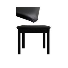 Midex TBX-144BK 32x54x48 cm Gizli Bölmeli Siyah Piyano Taburesi