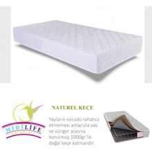 Midilife 50x80 Bianco Jakarlı Ortopedik Yaylı Yatak M-JKR-50X80