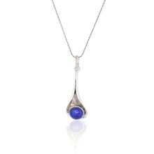 Midyat Nurtaş 201022875 Lapis Lazuli Taşlı Kadın Gümüş Otantik Kolye
