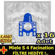 Miele S 4 Facination Uyumlu Süpürge Toz Torbası